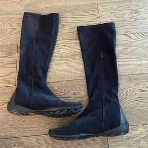 Size 9.5 Industria Nazionale Gomma E Affini Black Rainboots